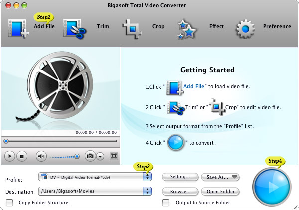 Schritt für Schritt Anleitung, wie konvertieren MP4 in DV/ProRes/ FCP/FCE / iMovie zu importieren Schritt für Schritt Anleitung konvertieren MP4 in DV/oder-prores und Import MP4 in Final Cut Pro