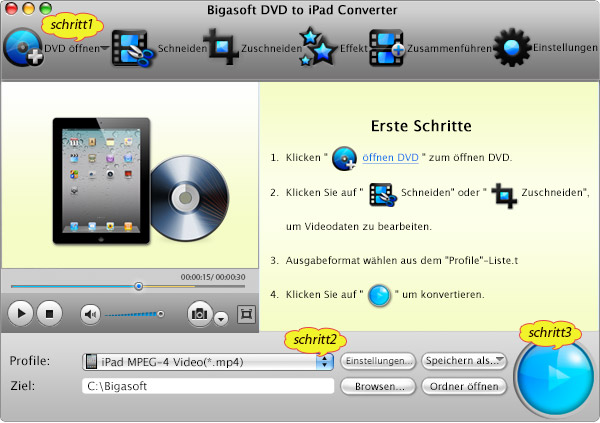 DVD in iPad Mini umwandeln-Video-Format auf DVD auf iPad Mini abspielen