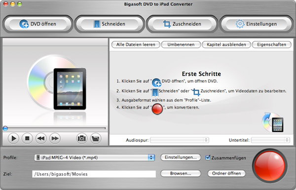 Wegweiser für die DVD zu iPad 2 rippen und konvertieren Wegweiser für die DVD zu iPad 2 rippen und konvertieren