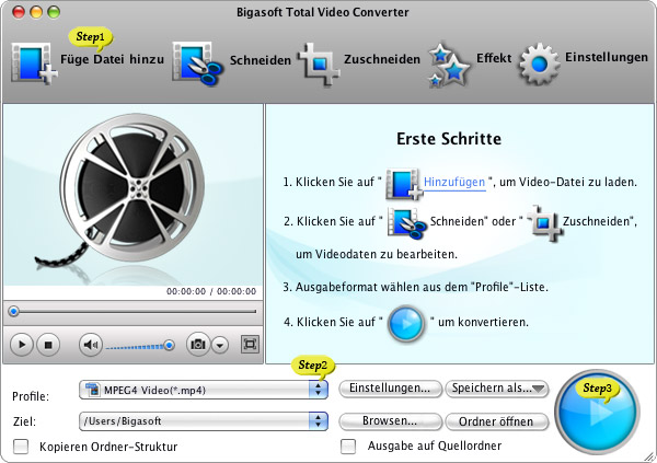 Schritt für Schritt Anleitung, wie man AVI zu Apple TV unterstützen Format konvertieren Wie konvertiert AVI zu Apple TV format für spielend AVI auf Apple TV