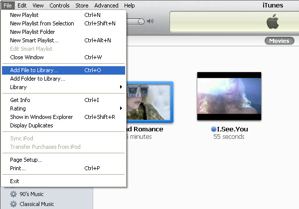 Einfach, um die konvertierte AVI to iTunes importieren wie importieren AVI zu iTunes