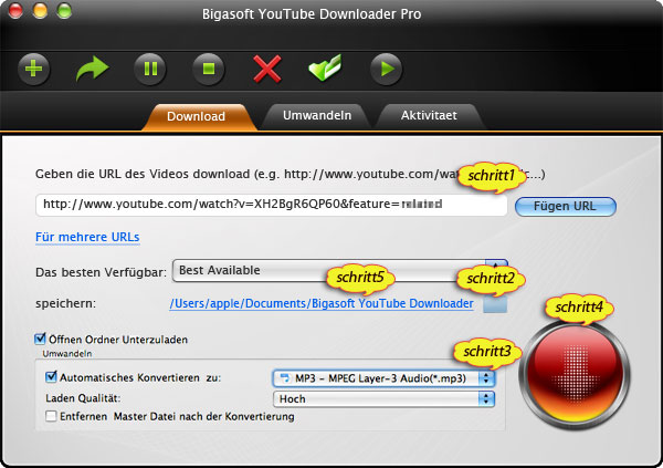 wie kann man YouTube in iTunes übertragen,umwandeln und herunterladen