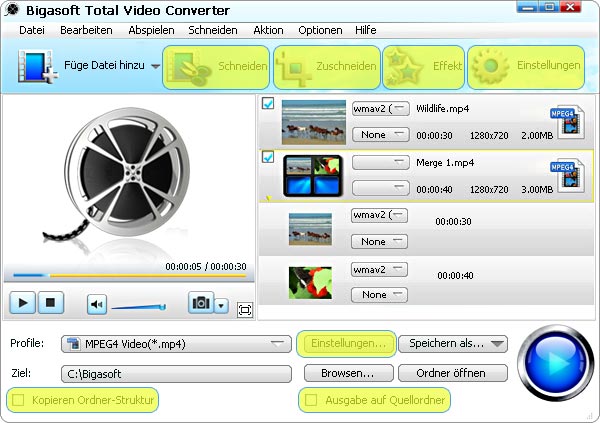 Bearbeiten von Videos für das Einfügen in PowerPoint Bearbeiten und einbetten Video in PowerPoint