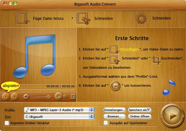 VOC in Mac oder Windows abspielen VOC Audio-Datei mit VOC-Player abspielen