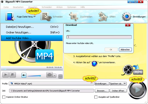 Wie kann YouTube in MP4 herunterladen oder konvertieren ? Wie kann YouTube in MP4 herunterladen oder konvertieren ?