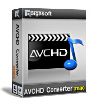 AVCHD-Konvertierung und spielen auf Mac könnte nicht einfacher und schneller! - Bigasoft AVCHD Converter for Mac