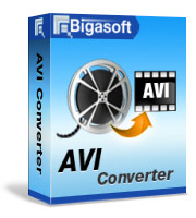 Bigasoft AVI Converter Software Box