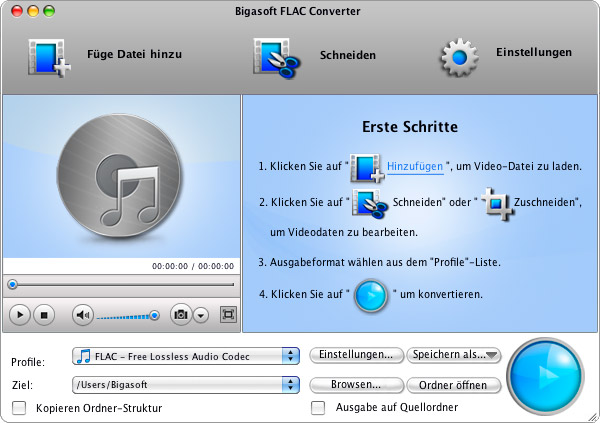 Das leistungsstarke FLAC in MP3 Converter für Mac und Windows)
