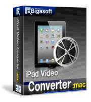Bigasoft iPad Video Converter for Mac Software Box