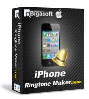 Bigasoft iPhone Ringtone Maker for Mac Software Box