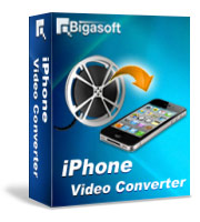 Konvertiere Filme und ermögliche dir, Filme auf iPhone oder iPod Touch zu sehe - Bigasoft iPhone Video Converter