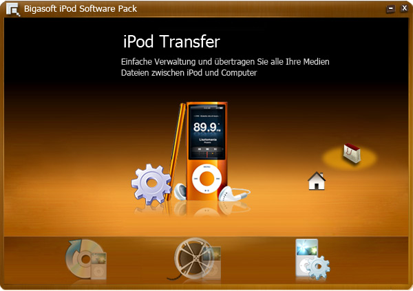 Screenshot von Bigasoft Pod Software Pack