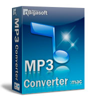 Bigasoft MP3 Converter for Mac Software Box