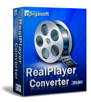 Bigasoft RealPlayer Converter for Mac Software Box