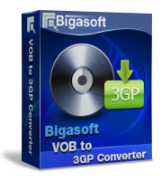 Bigasoft VOB to 3GP Converter Software Box