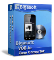 Bigasoft VOB to Zune Converter Software Box