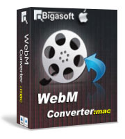 Bigasoft WebM Converter for Mac Software Box