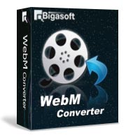 Bigasoft WebM Converter Software Box