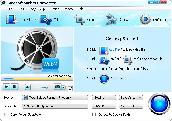 How to Convert Video to WebM with the Professional WebM Encoder