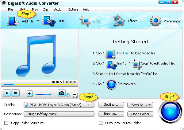 AC3 Converter - Convert AC3 to FLAC, M4A, ALAC, MP3, WAV, AIFF, WMA