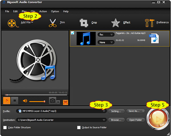 Steps on how to convert M4B to MP3