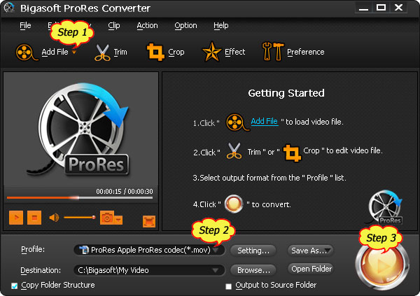 How to Convert Red R3D to ProRes 4444, MOV, AVI, MP4
