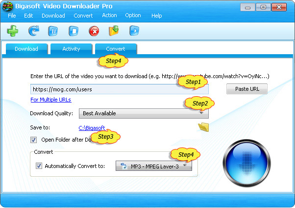 MOG Downloader Converter: Download Music from MOG to Convert MOG to MP3 Easily