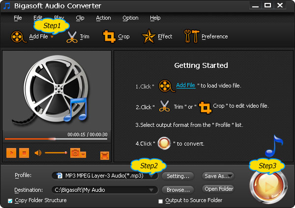 How to Convert 3GA to MP3, WMA, WAV and etc on Mac or Windows