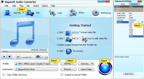 How to Convert QCP to MP3, WAV, WMA and etc