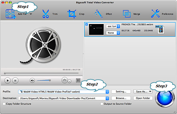 how to convert swf to webm easily