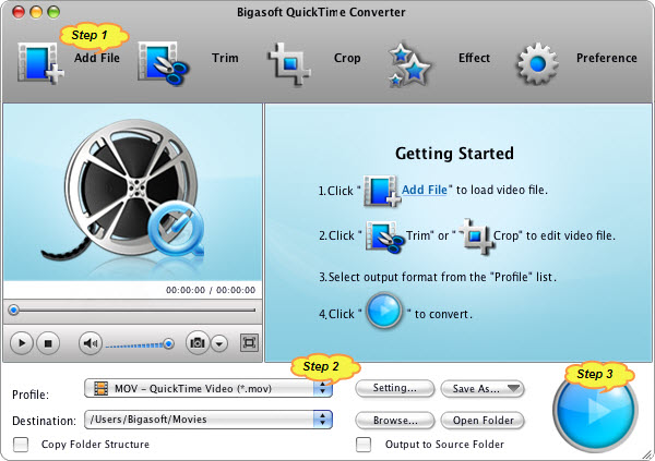 Convert AVI to MOV for Play AVI in QuickTime on Mac