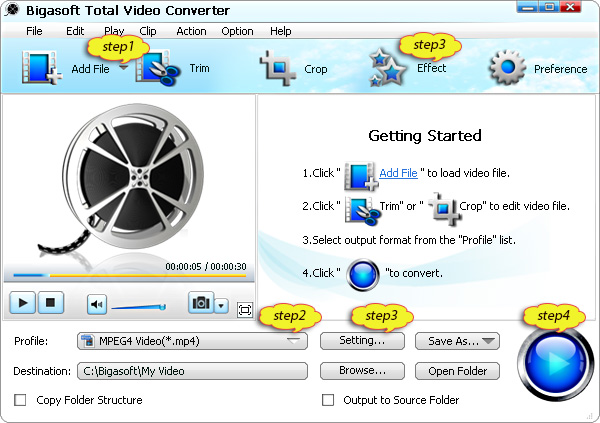 QuickTime MP4 - Convert MP4 to QuickTime to Play MP4 on QuickTime 