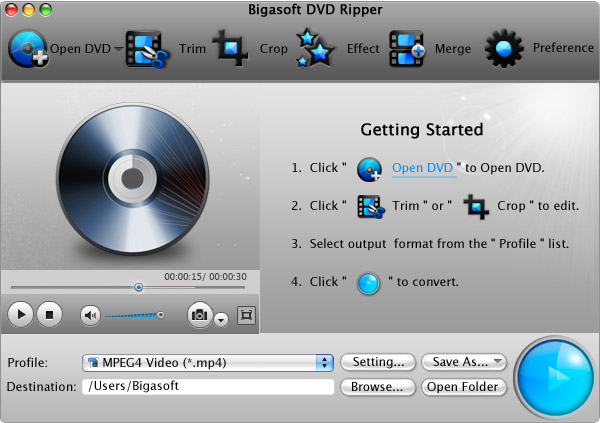 Bigasoft DVD Ripper for Mac 3.1.8.4694 full