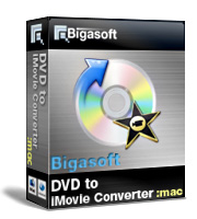 Box of Bigasoft DVD to iMovie Converter for Mac