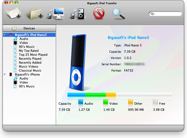 Part 2. Transfer Music from iPod touch to iTunes on Mac with iTunes