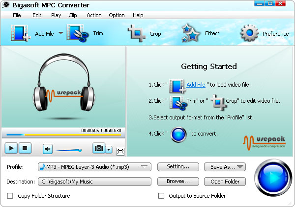 Windows 7 Bigasoft MPC Converter 3.7.49.5044 full