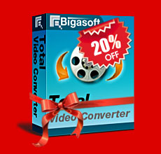 Save 20% on Bigasoft Total Video Converter