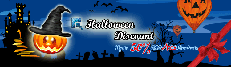 Halloween Discount, Up to 50% OFF