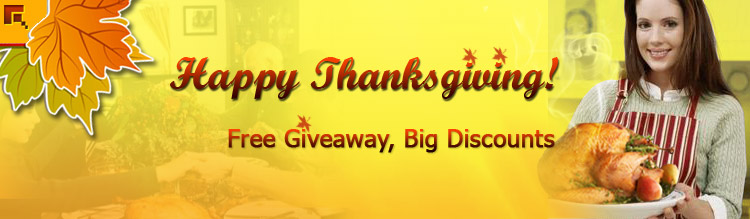 Thanksgiving 2011 Special: Free Giveway, Big Discounts