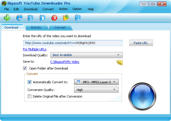 Bigasoft YouTube Downloader Pro 1.2.26.4849